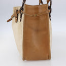 GUCCI Shoulder Bag Canvas Leather Beige Brown 109133 Auth 121302-3