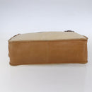 GUCCI Shoulder Bag Canvas Leather Beige Brown 109133 Auth 121302-4