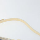 Salvatore Ferragamo Shoulder Bag Enamel Cream Blue Auth 121303-8