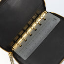 Miu Miu Day Planner Cover Leather Embossed Cream Auth 121305-9