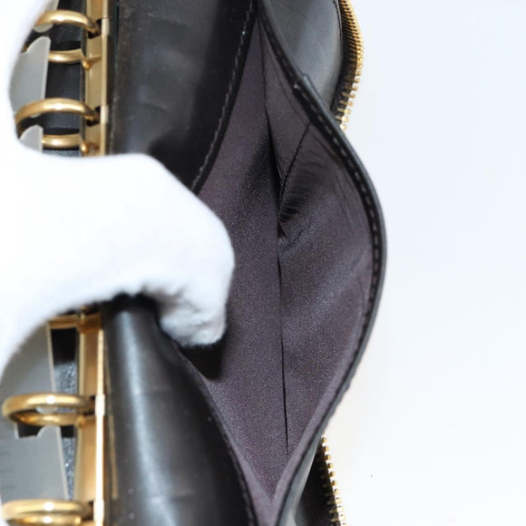 Miu Miu Day Planner Cover Leather Embossed Cream Auth 121305