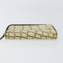 Miu Miu Day Planner Cover Leather Embossed Cream Auth 121305-4