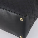 GUCCI GG Canvas Boston Bag Black Gold Auth 121312-9