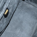 GUCCI GG Canvas Boston Bag Black Gold Auth 121312-11