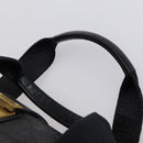 GUCCI GG Canvas Boston Bag Black Gold Auth 121312-8