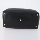 GUCCI GG Canvas Boston Bag Black Gold Auth 121312-5