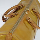 LOUIS VUITTON Monogram Vernis Mercer Boston Bag Beige M91000 LV Auth 121313-6