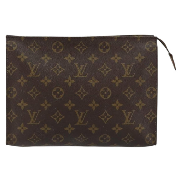 LOUIS VUITTON Monogram Poche Toilette 26 Pouch M47542 LV Auth 121315