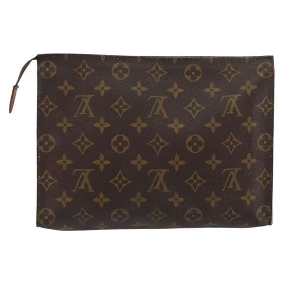 LOUIS VUITTON Monogram Poche Toilette 26 Pouch M47542 LV Auth 121315