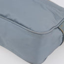 PRADA Shoulder Bag Nylon Light Blue Silver Auth 121317-15