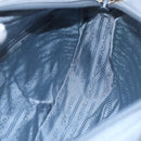 PRADA Shoulder Bag Nylon Light Blue Silver Auth 121317-20