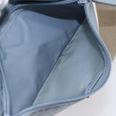 PRADA Shoulder Bag Nylon Light Blue Silver Auth 121317-23