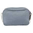 PRADA Shoulder Bag Nylon Light Blue Silver Auth 121317-2