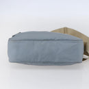 PRADA Shoulder Bag Nylon Light Blue Silver Auth 121317-5