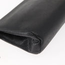 CHANEL Pouch Caviar Skin Black Gold CC Auth 121318-14