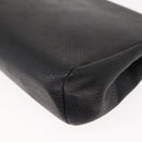 CHANEL Pouch Caviar Skin Black Gold CC Auth 121318-15