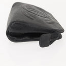 CHANEL Pouch Caviar Skin Black Gold CC Auth 121318-3