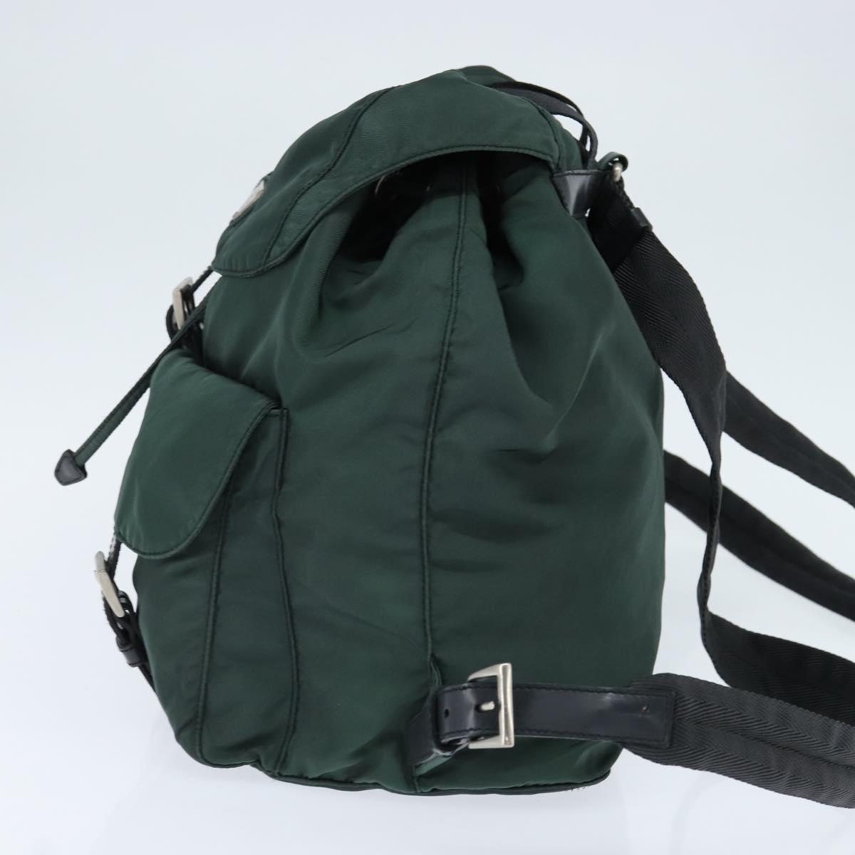 PRADA Backpack Nylon Khaki Silver Auth 151269 PRADA Backpack Nylon Light Blue Silver · Whatnot: Shop, Sell  main image 2
