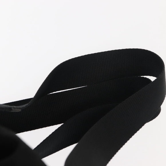 PRADA Backpack Nylon Black Silver Auth 121320