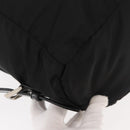 PRADA Backpack Nylon Black Silver Auth 121320-18