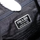 PRADA Backpack Nylon Black Silver Auth 121320-21