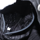 PRADA Backpack Nylon Black Silver Auth 121320-24