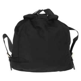 PRADA Backpack Nylon Black Silver Auth 121320 - 0