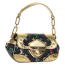 LOUIS VUITTON Monogram Multicolor Marilyn Shoulder Bag Black M40207 Auth 121326M-1