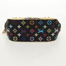 LOUIS VUITTON Monogram Multicolor Marilyn Shoulder Bag Black M40207 Auth 121326M-5