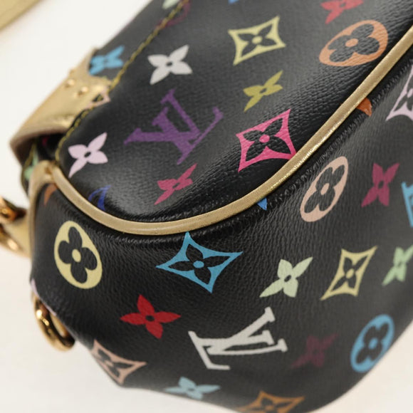 LOUIS VUITTON Monogram Multicolor Marilyn Shoulder Bag Black M40207 Auth 121326M