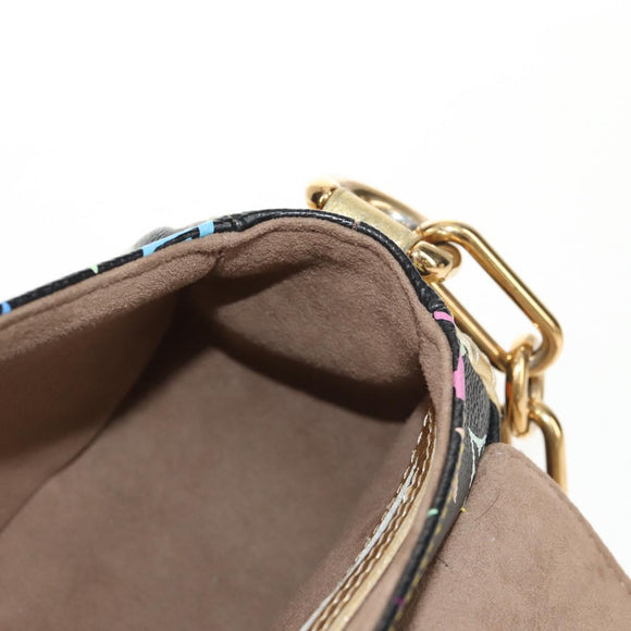 LOUIS VUITTON Monogram Multicolor Marilyn Shoulder Bag Black M40207 Auth 121326M