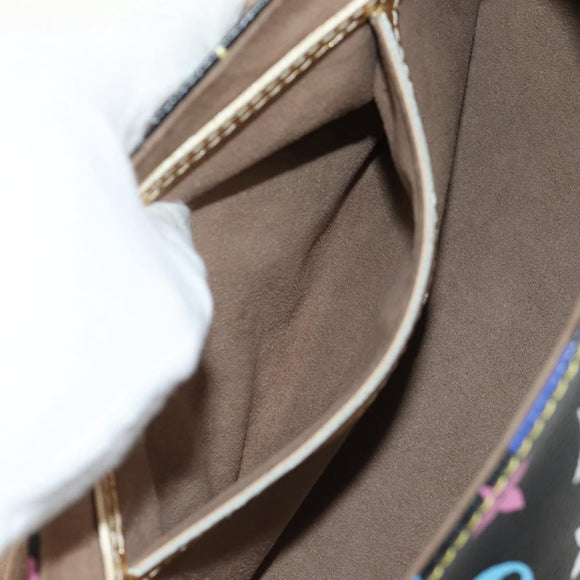 LOUIS VUITTON Monogram Multicolor Marilyn Shoulder Bag Black M40207 Auth 121326M