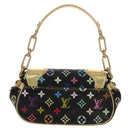 LOUIS VUITTON Monogram Multicolor Marilyn Shoulder Bag Black M40207 Auth 121326M-2