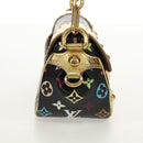 LOUIS VUITTON Monogram Multicolor Marilyn Shoulder Bag Black M40207 Auth 121326M-4