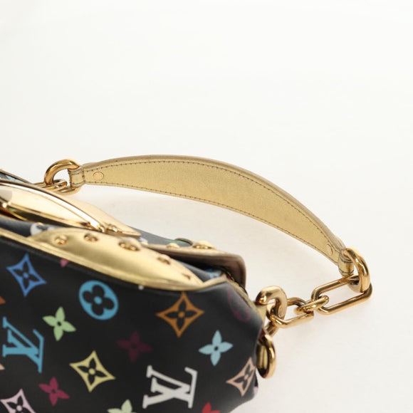 LOUIS VUITTON Monogram Multicolor Marilyn Shoulder Bag Black M40207 Auth 121326M