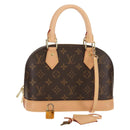 LOUIS VUITTON Monogram Alma BB Hand Bag 2way M53152 LV Auth 121327M-1