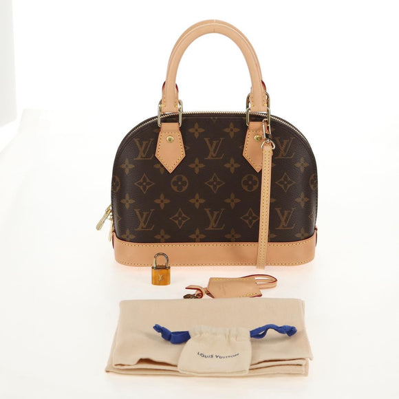 LOUIS VUITTON Monogram Alma BB Hand Bag 2way M53152 LV Auth 121327M