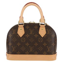 LOUIS VUITTON Monogram Alma BB Hand Bag 2way M53152 LV Auth 121327M-2
