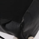 PRADA Backpack Leather Black Silver Auth 121332-18