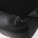 PRADA Backpack Leather Black Silver Auth 121332-9