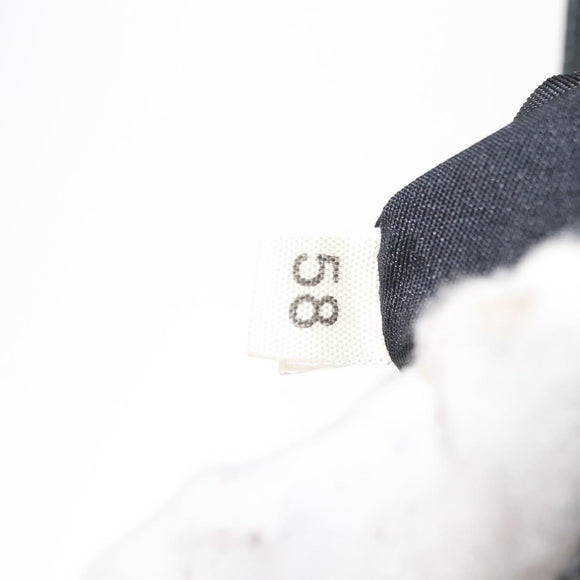 PRADA Backpack Leather Black Silver Auth 121332