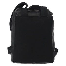 PRADA Backpack Leather Black Silver Auth 121332 - 0