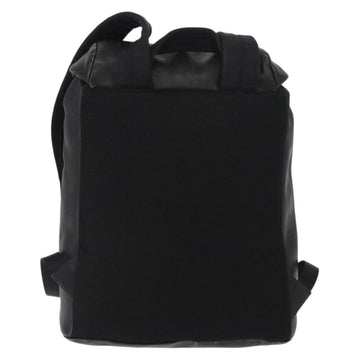 PRADA Backpack Leather Black Silver Auth 121332 - 0