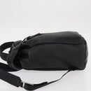 PRADA Backpack Leather Black Silver Auth 121332-4