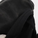 PRADA Backpack Leather Black Silver Auth 121332-7