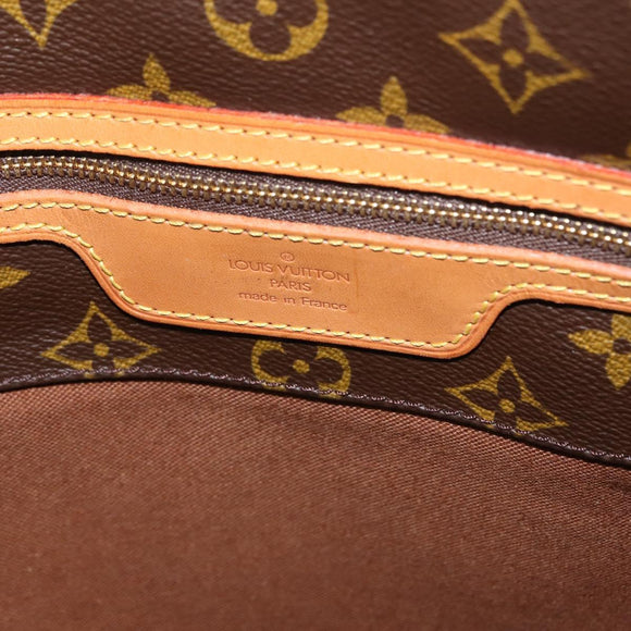 LOUIS VUITTON Monogram Sac Shopping Tote Bag M51108 LV Auth 121334