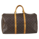 LOUIS VUITTON Monogram Keepall 50 Boston Bag M41426 LV Auth 121339-3