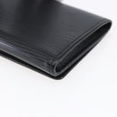 LOUIS VUITTON Epi Anvelop Cult De Vuitto Card Case Black M56169 LV Auth 121342V-15