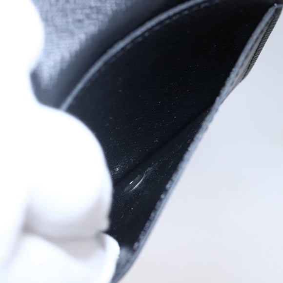 LOUIS VUITTON Epi Anvelop Cult De Vuitto Card Case Black M56169 LV Auth 121342V