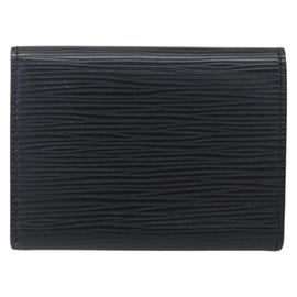LOUIS VUITTON Epi Anvelop Cult De Vuitto Card Case Black M56169 LV Auth 121342V - 0